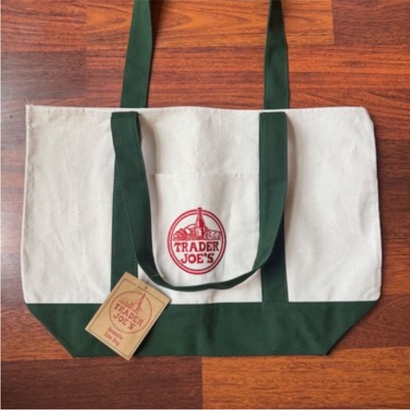 Trader Joe's Canvas Tote Bag - Picture 3 of 3